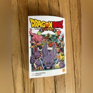 Dragon Ball Super Manga Volume 7 with Purple and White Cover